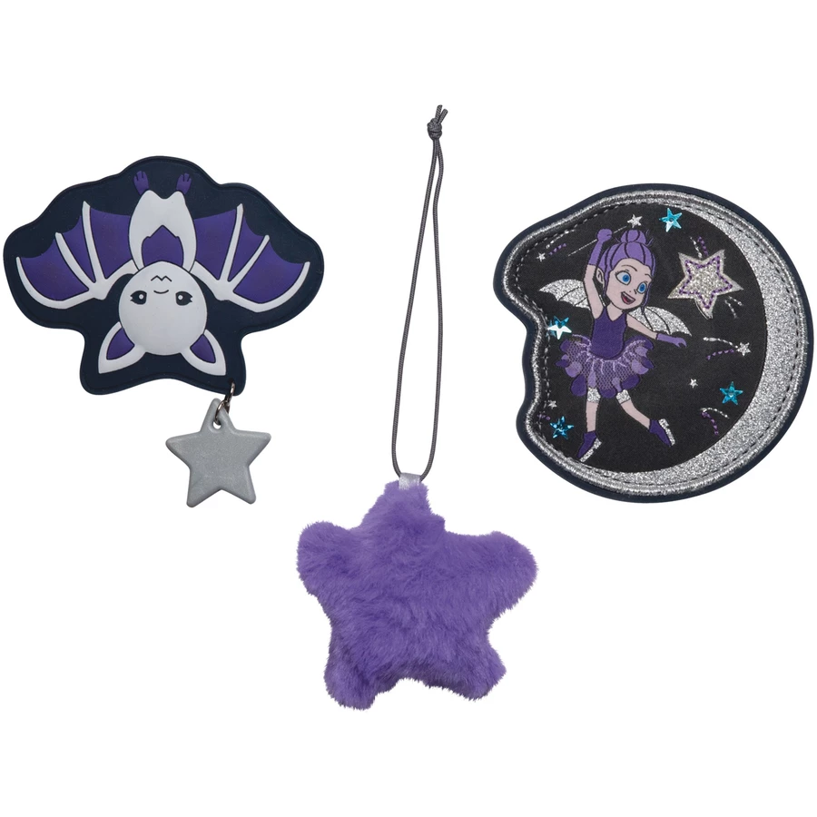 Scout Alpha Exklusiv Safety Light - Schulranzen Set 5tlg. Spooky Starlight