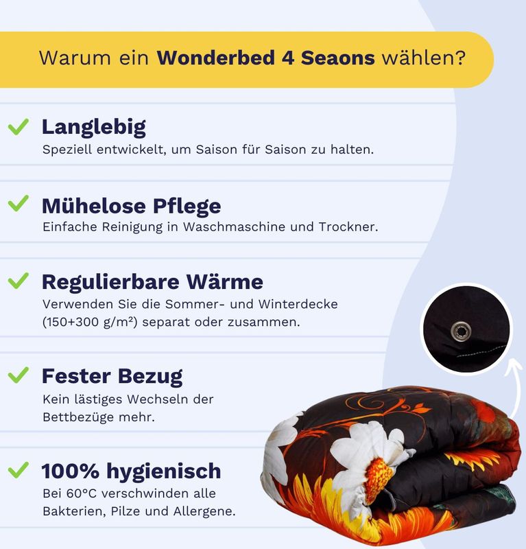 Dekbed - Wit - Katoen - 1 Persoon