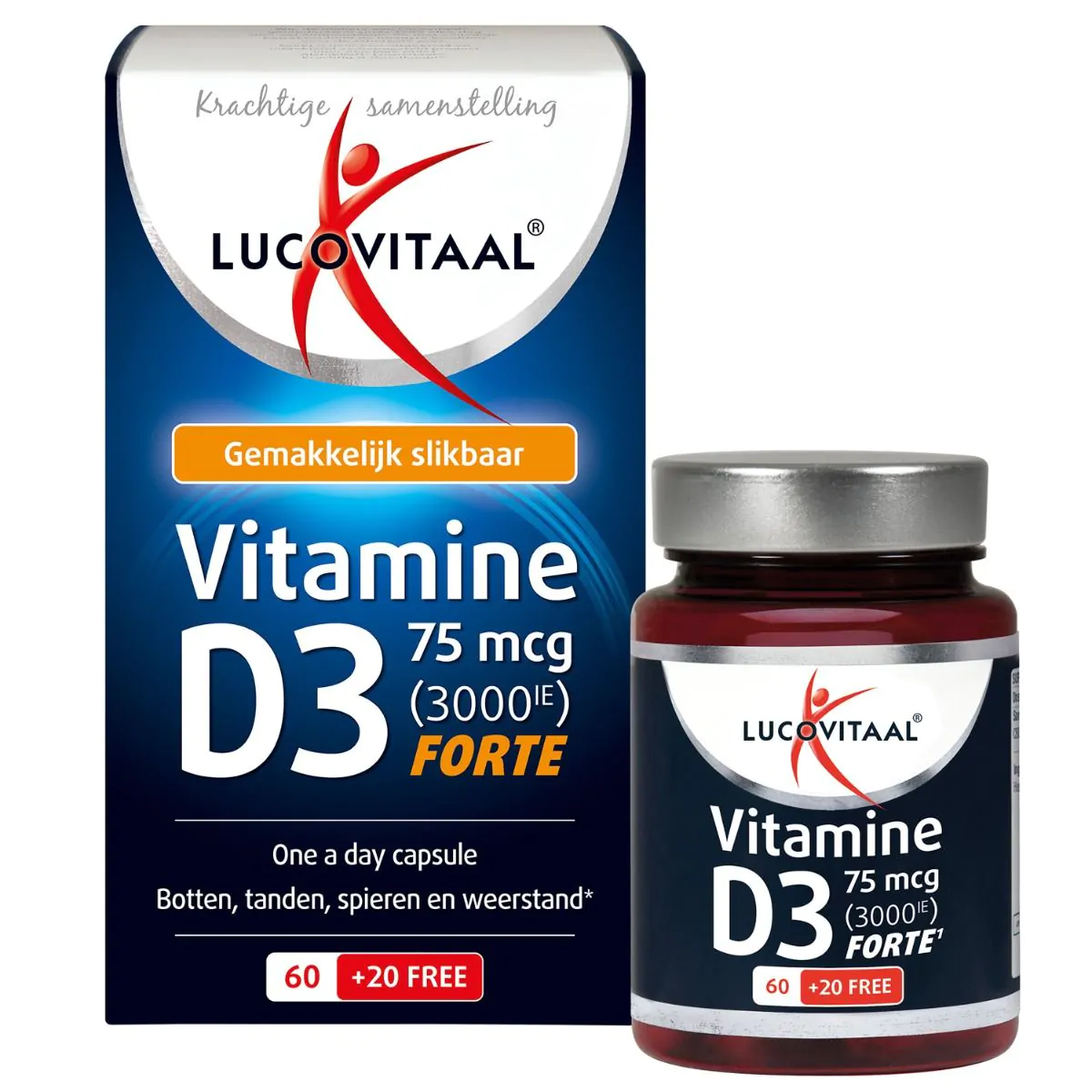 Vitamine D3 75 mcg 80 capsules