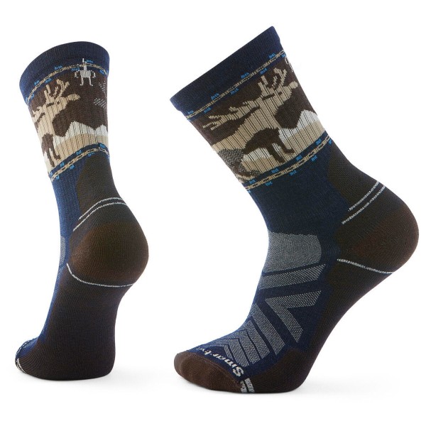 Smartwool - Hike Light Cushion Mountain Moose Crew Socks - Chaussettes de randonnée