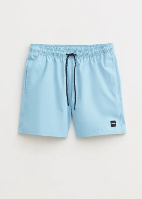 Zwembroek met logo blauw (BLW.L)