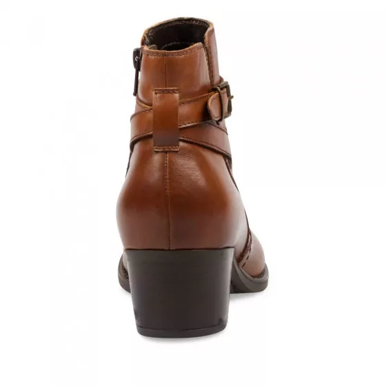 Bottines COGNAC MEGIS ELEGANT