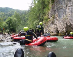 Tubing auf der Lammer als Geschenk