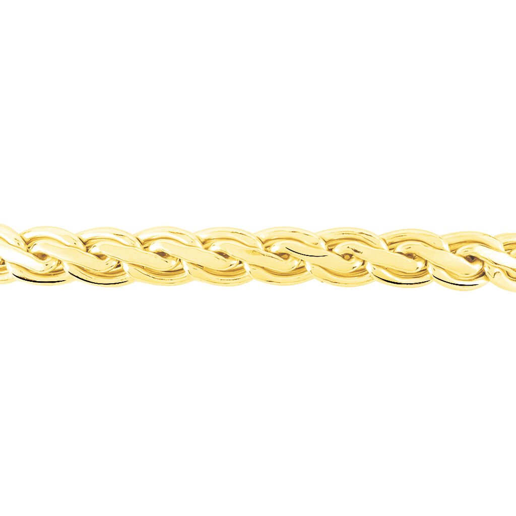 Bracelet Jany Maille Palmier Or Jaune