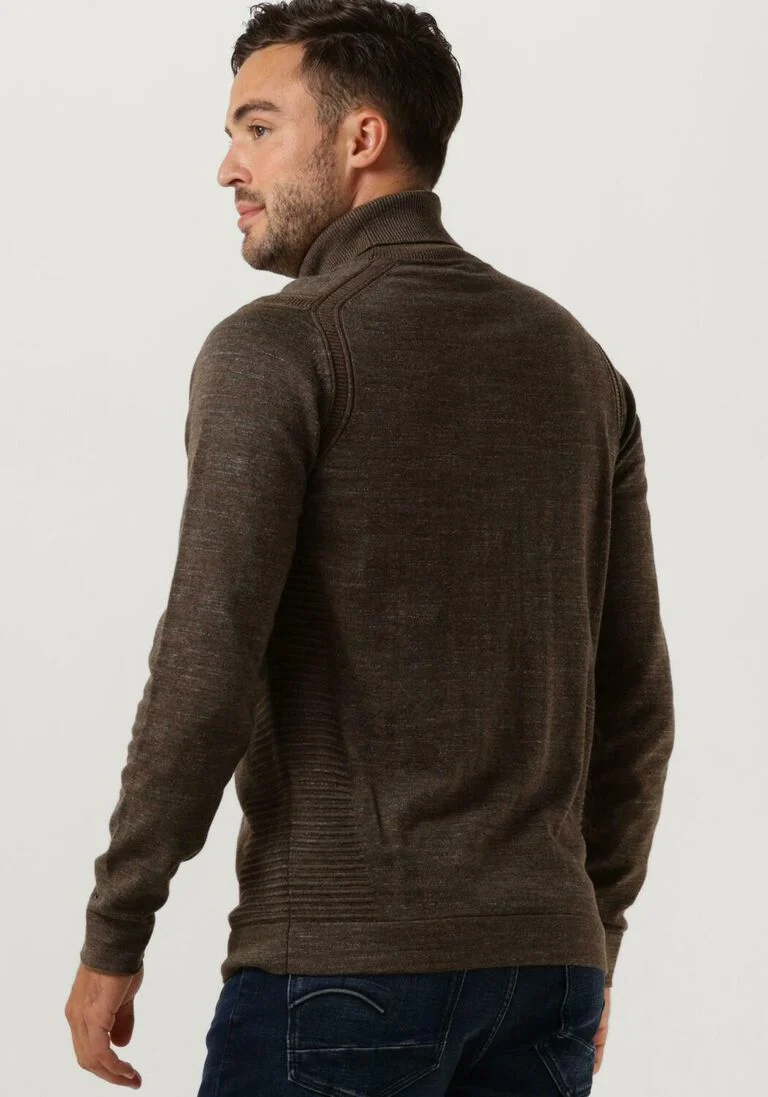 CAST IRON bruine cast iron coltrui turtleneck cotton heather plated