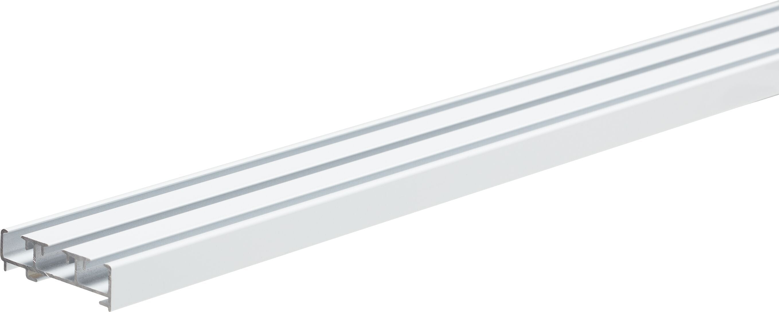 HONGKONG Flächenvorhangschiene - Weiss / B: 240.0 cm