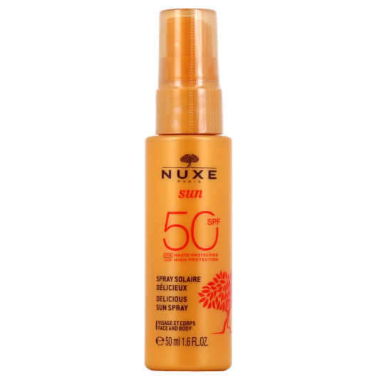 Nuxe Sun spray solaire SPF 50 visage et corps - Haute protection