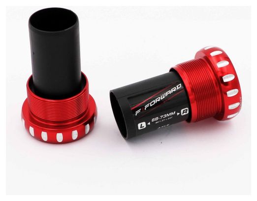 Boitier de Pédalier Forward BSA Euro Externe - Rouge