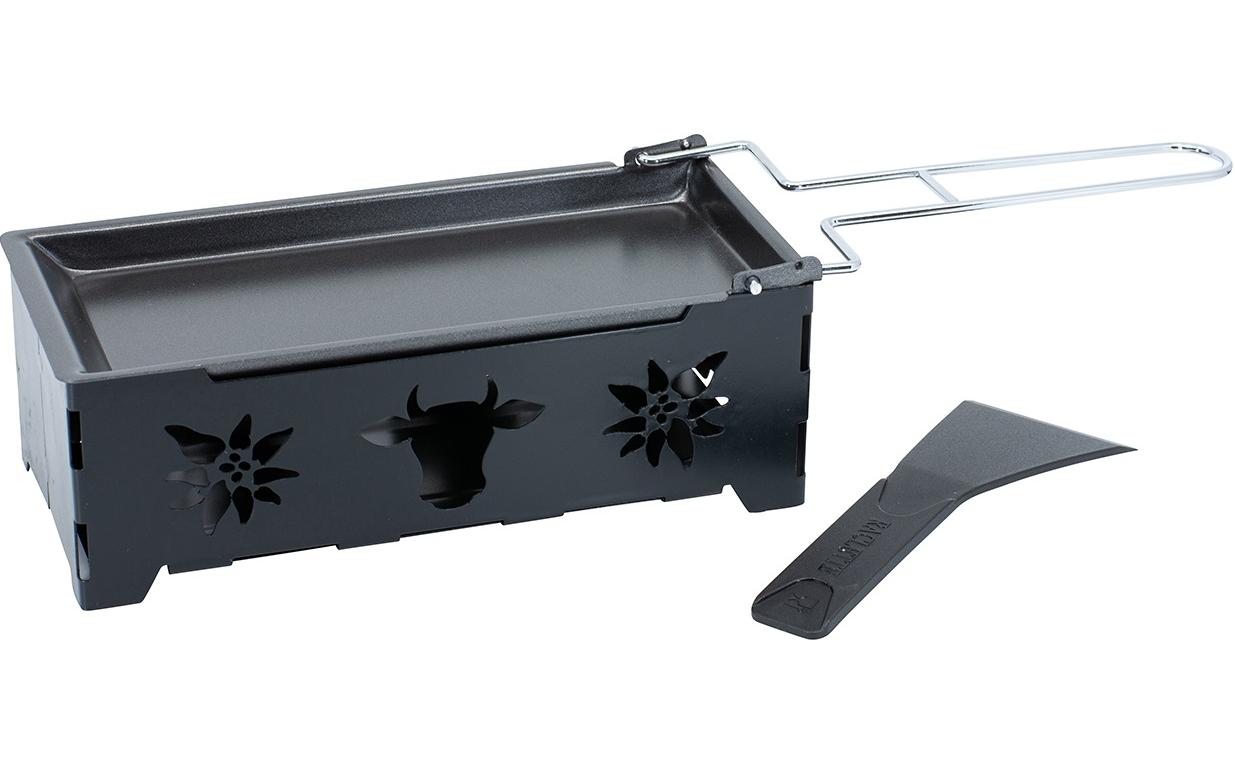 Teelicht-Raclette 2go Muh Dunkelgrün, SchwarzKerzenraclette