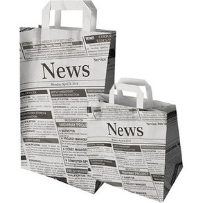 Sac en papier 'Newsprint'