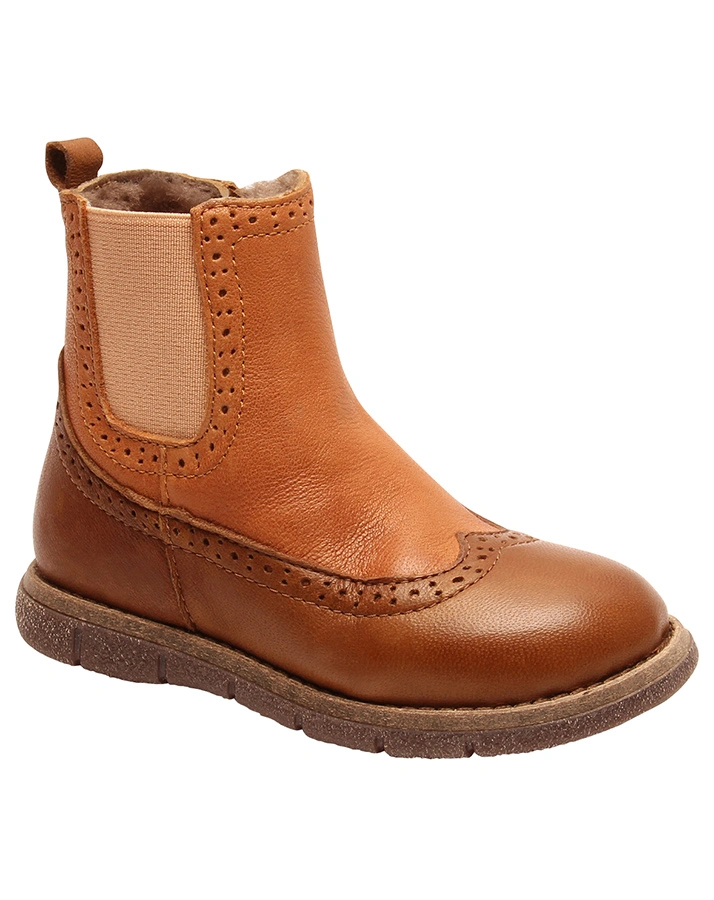 Chelsea-Boots MACE gefüttert in brandy