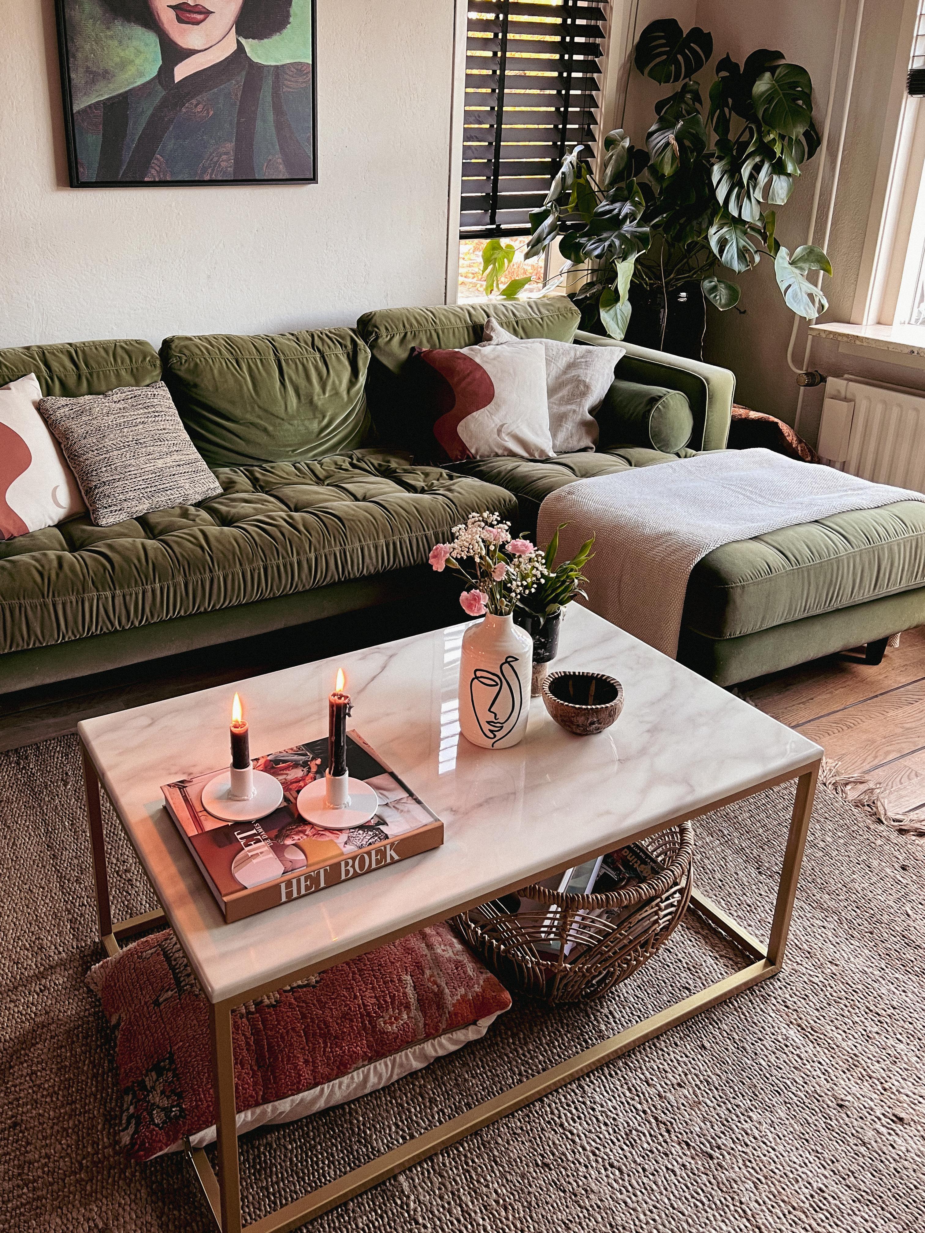 Salontafel DELANO Marmer/goud