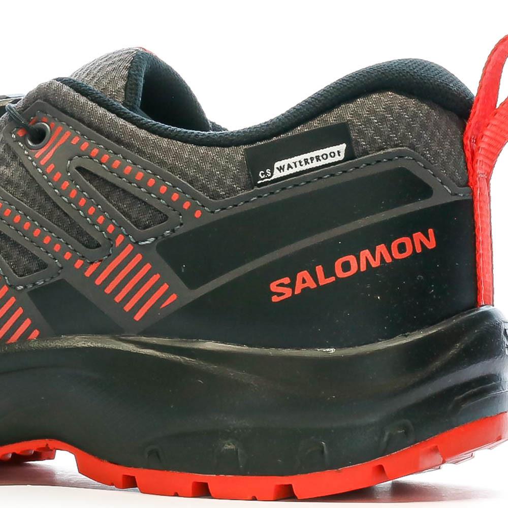 Salomon Baskets Grise/Rouge Garçon Junior Salomon Xa Pro V8