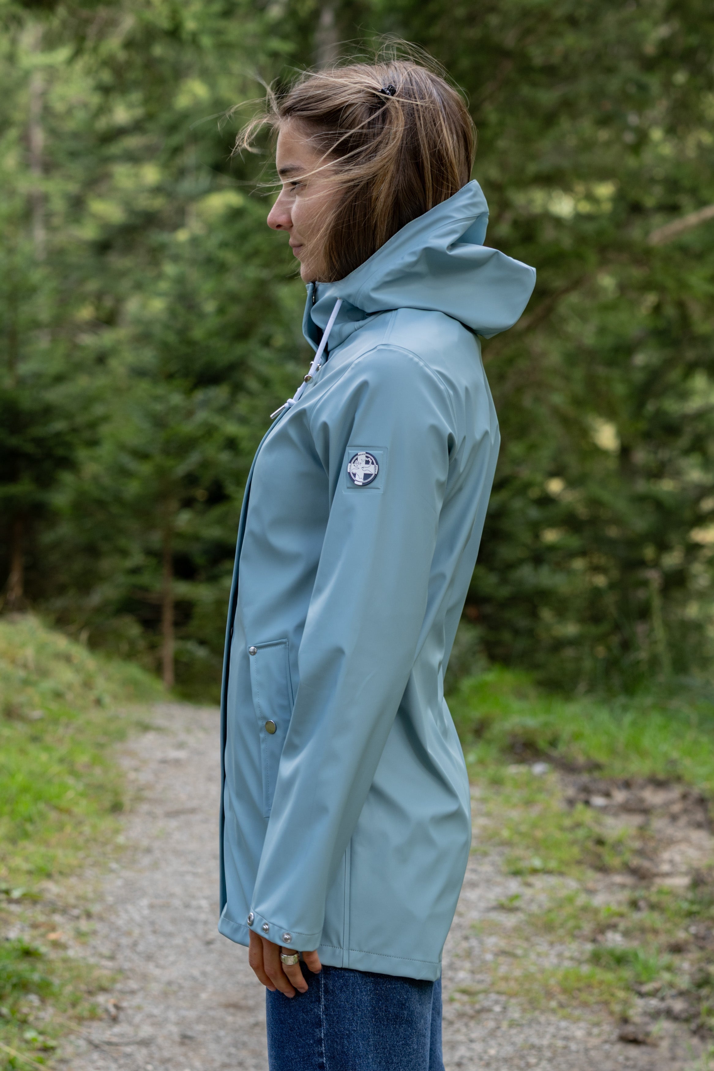 Frauen Regenjacke Vera tourmaline
