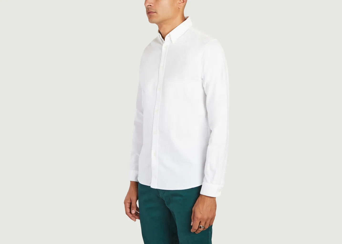 Chemise droite en coton Oxford classic Cuisse de Grenouille
