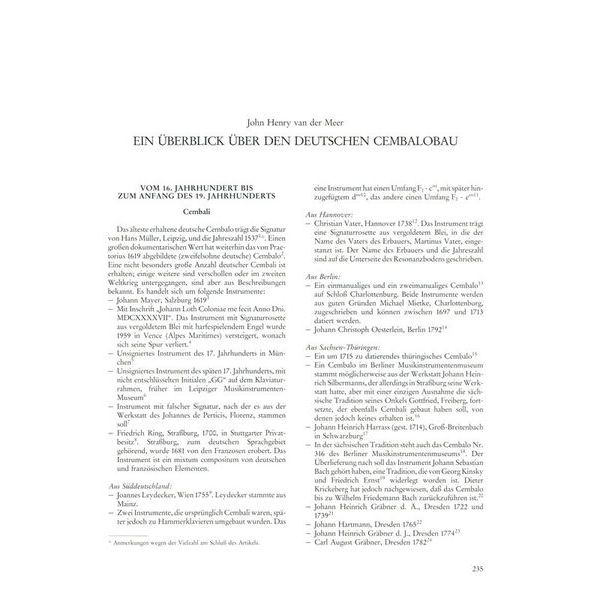 Edition Moeck Deutscher Musikinstrumentenbau