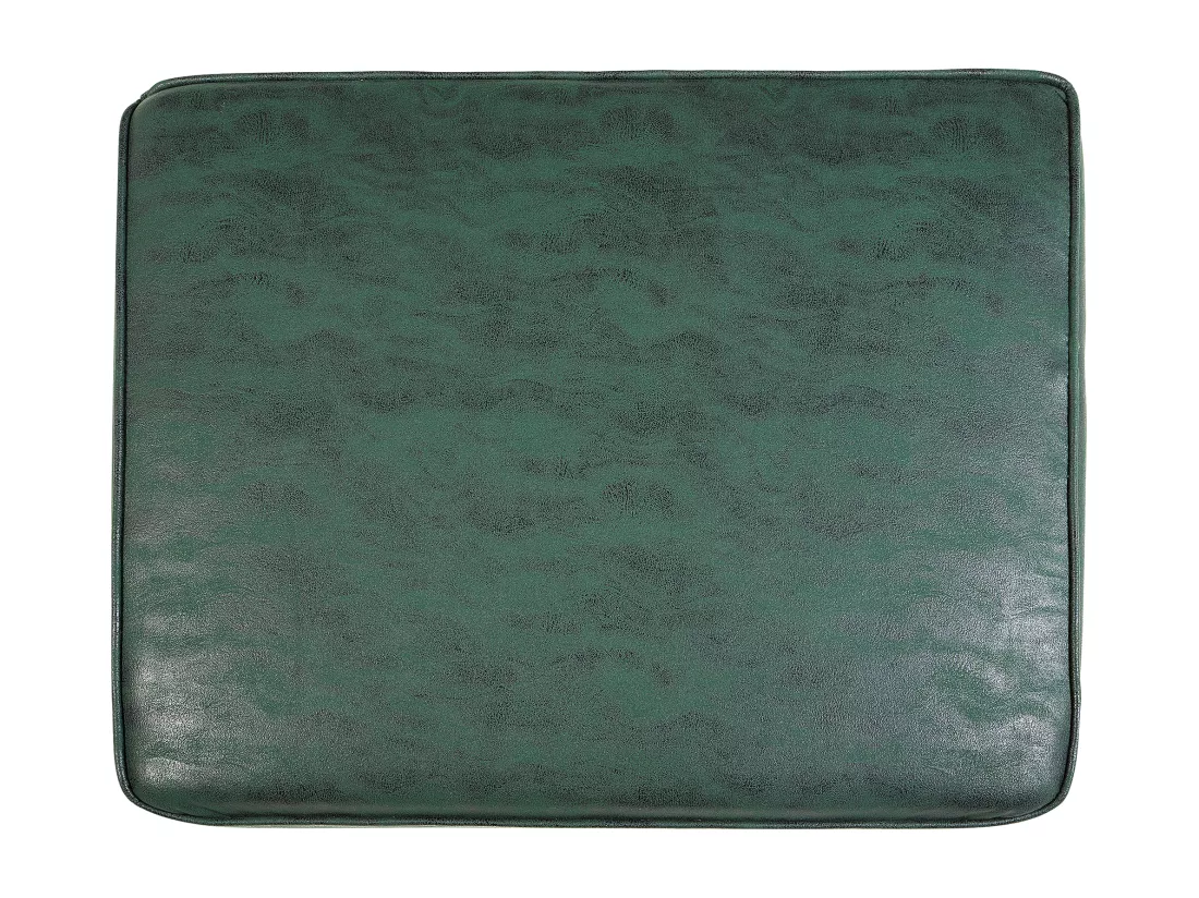 Canapé 3 places en cuir PU vert CHESTERFIELD