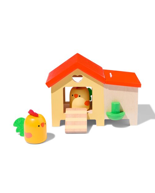 poulailler en bois 4 pièces