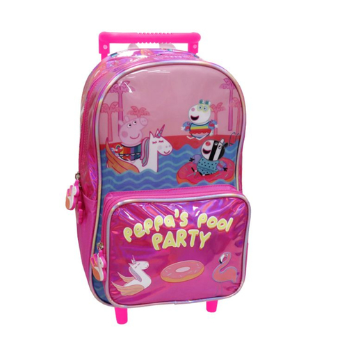 Mochila com Rodinhas Peppa Pig 60019