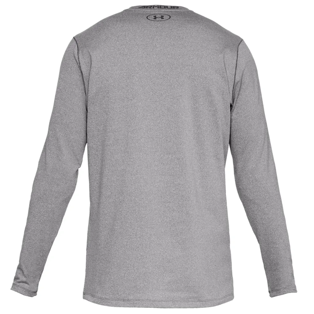 Under Armour -  Under Armour Langarmshirt Fitted CG Crew charcoal light heather