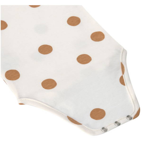 LässigLässig   Langarm Wickelbody GOTS Dots Milky 50/56