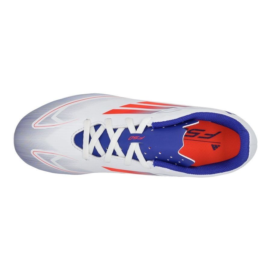 adidas F50 Club FxG Advancement - Blanc/Rouge/Bleu Enfant