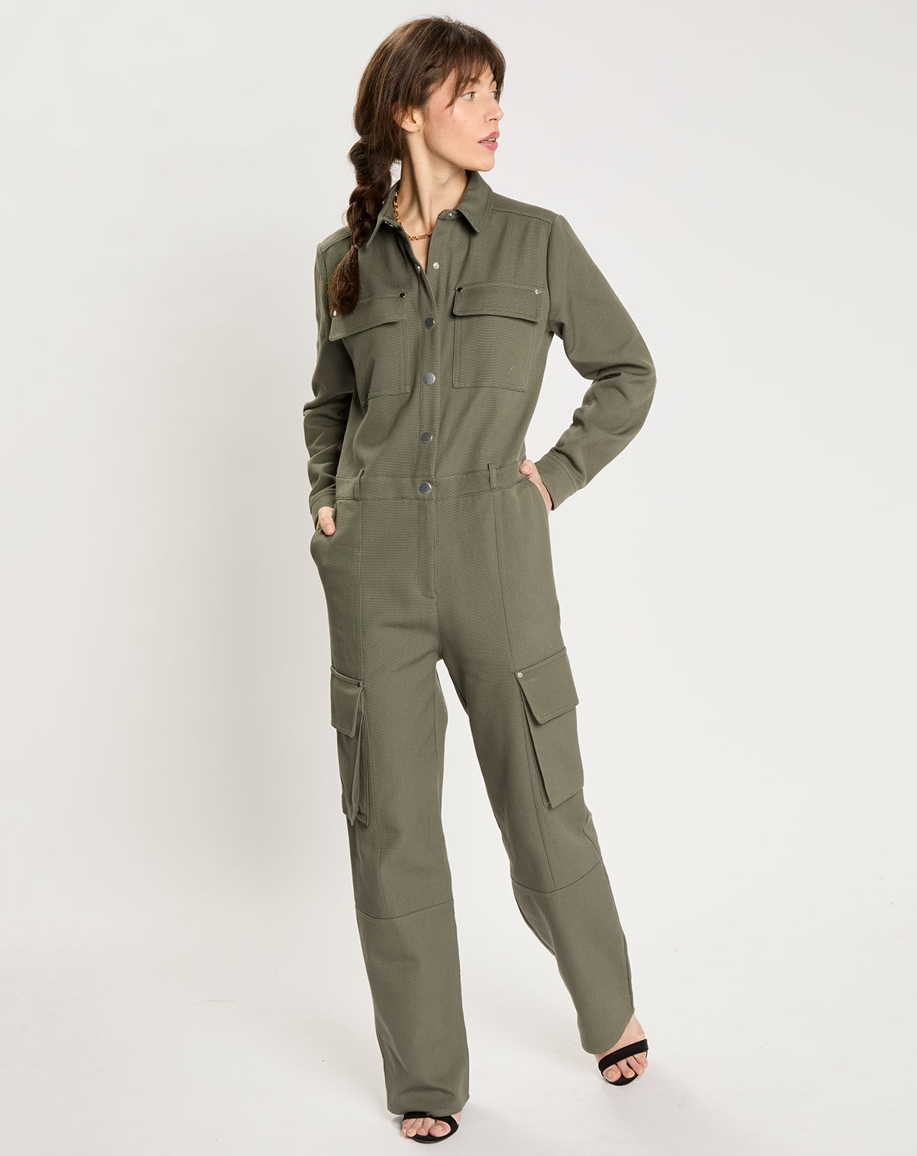 Zapa Combinaison Capucine kaki