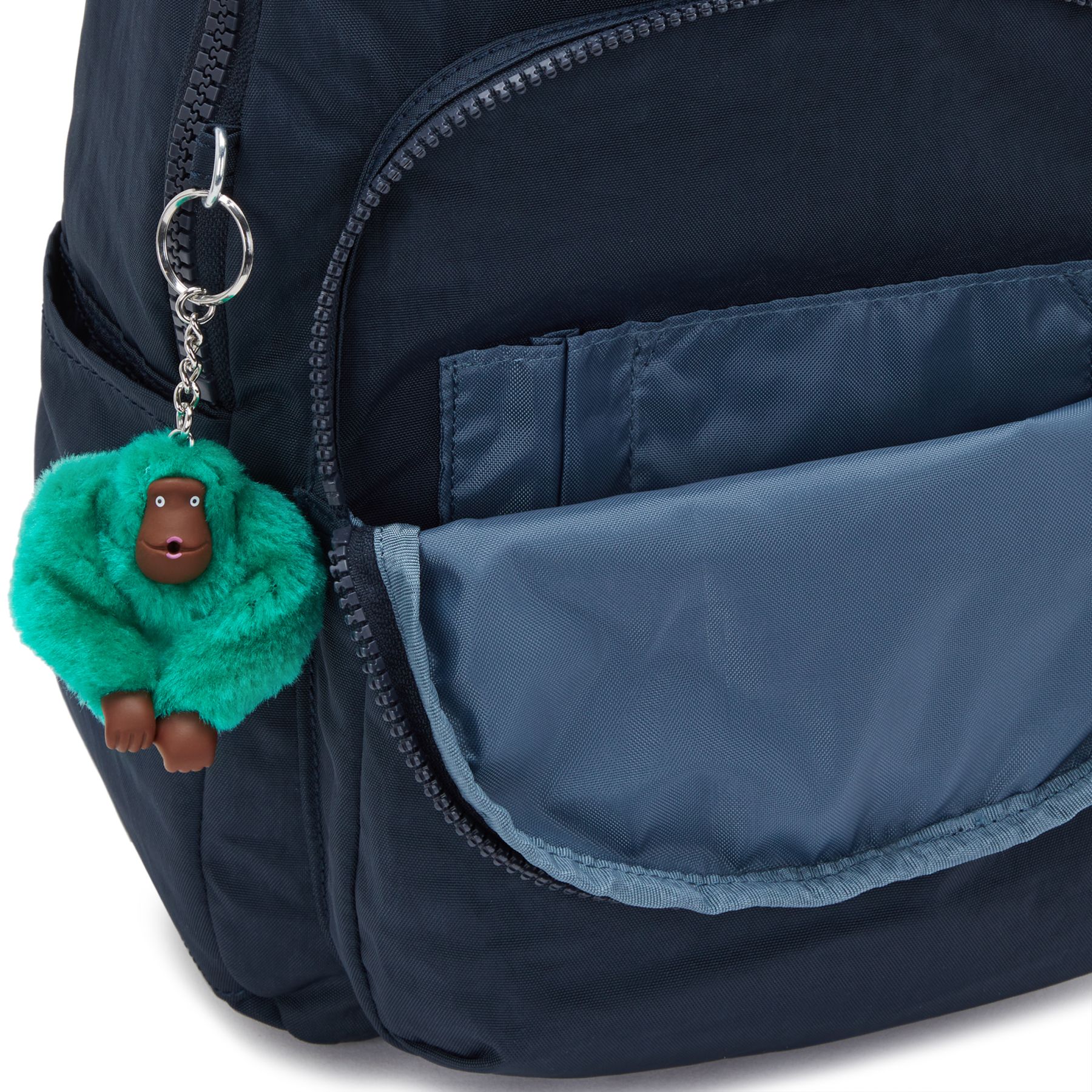 SEOUL S Petit sac à dos avec protection ordinateur - Blue Green Block
