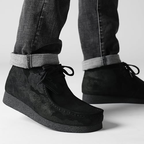 Chaussures Wallabee Evo Black Interest