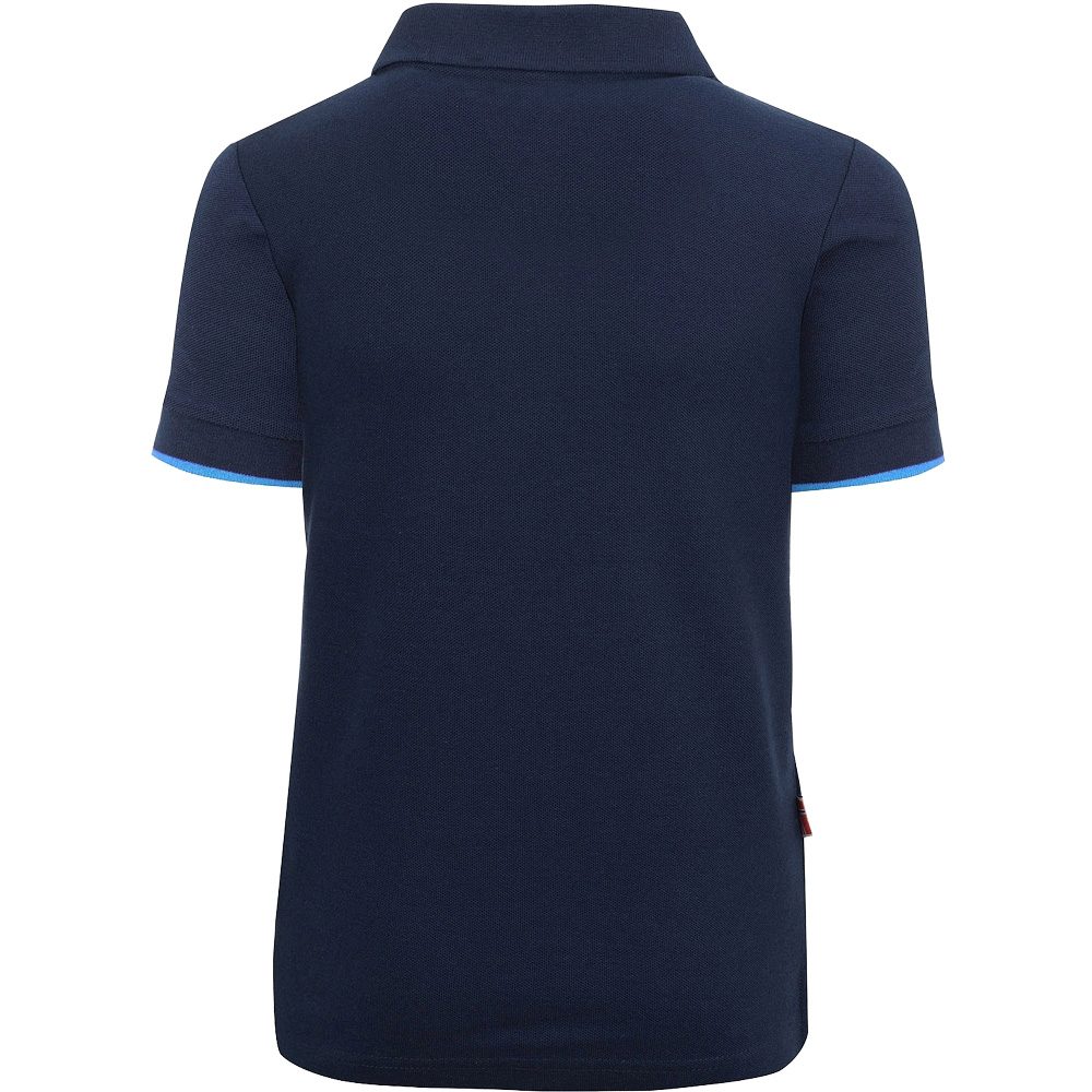 Trollkids Bergen Polo Shirt Kinder navy light blue