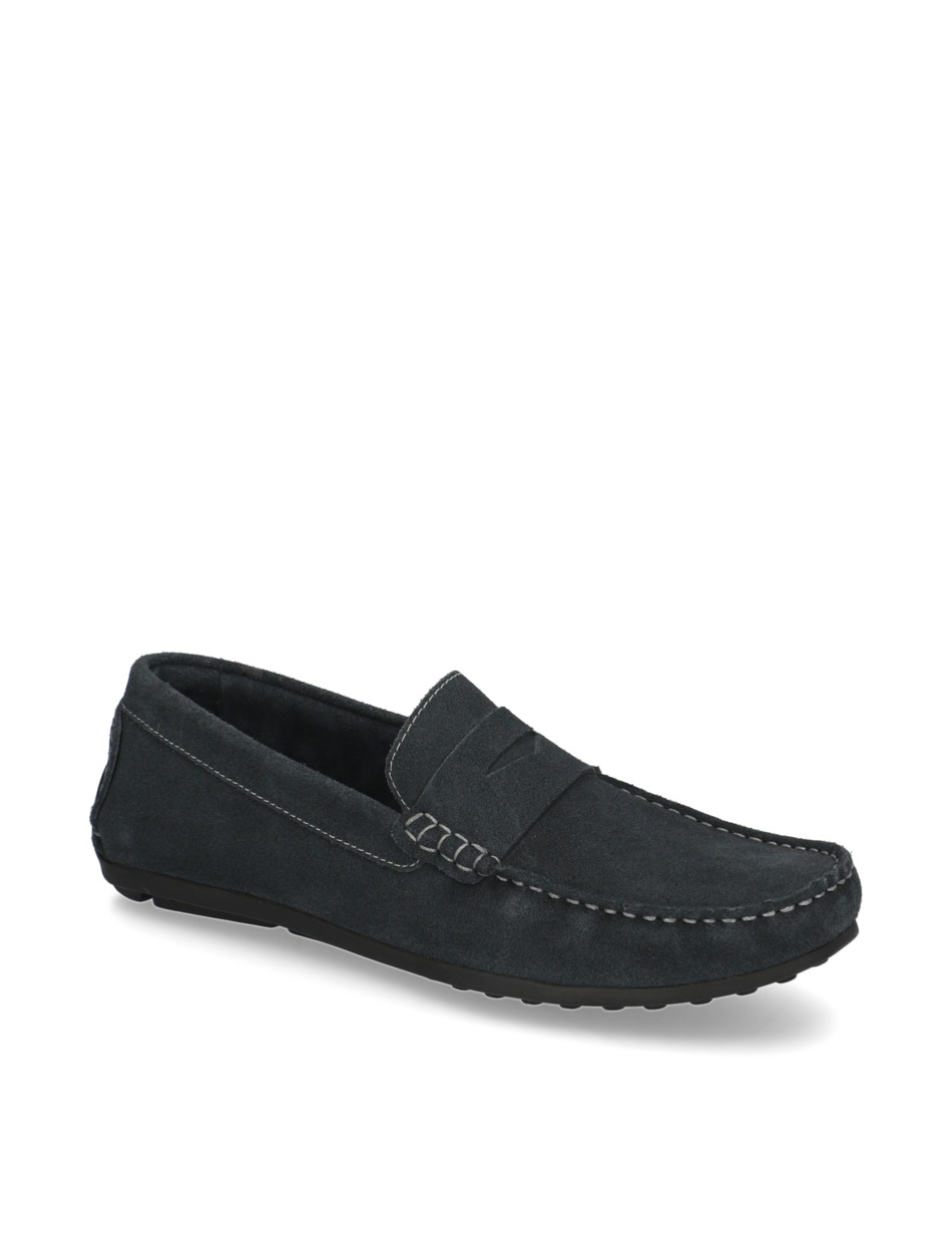 Veloursleder Slipper klassisch