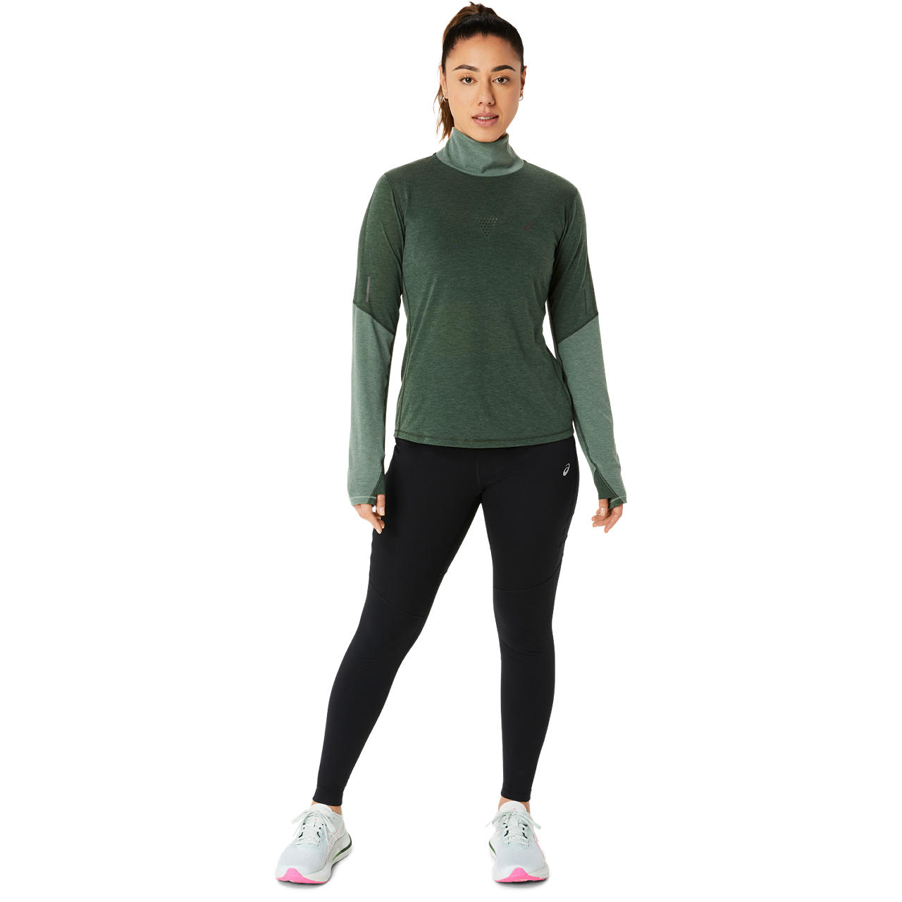 Asics METARUN MOCK NECK LS TOP