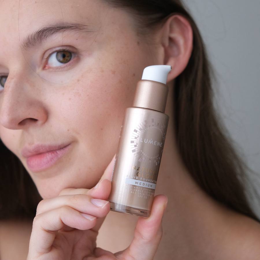 Lumene Natural Glow Fluid Foundation SPF20 4 Tan 30ml