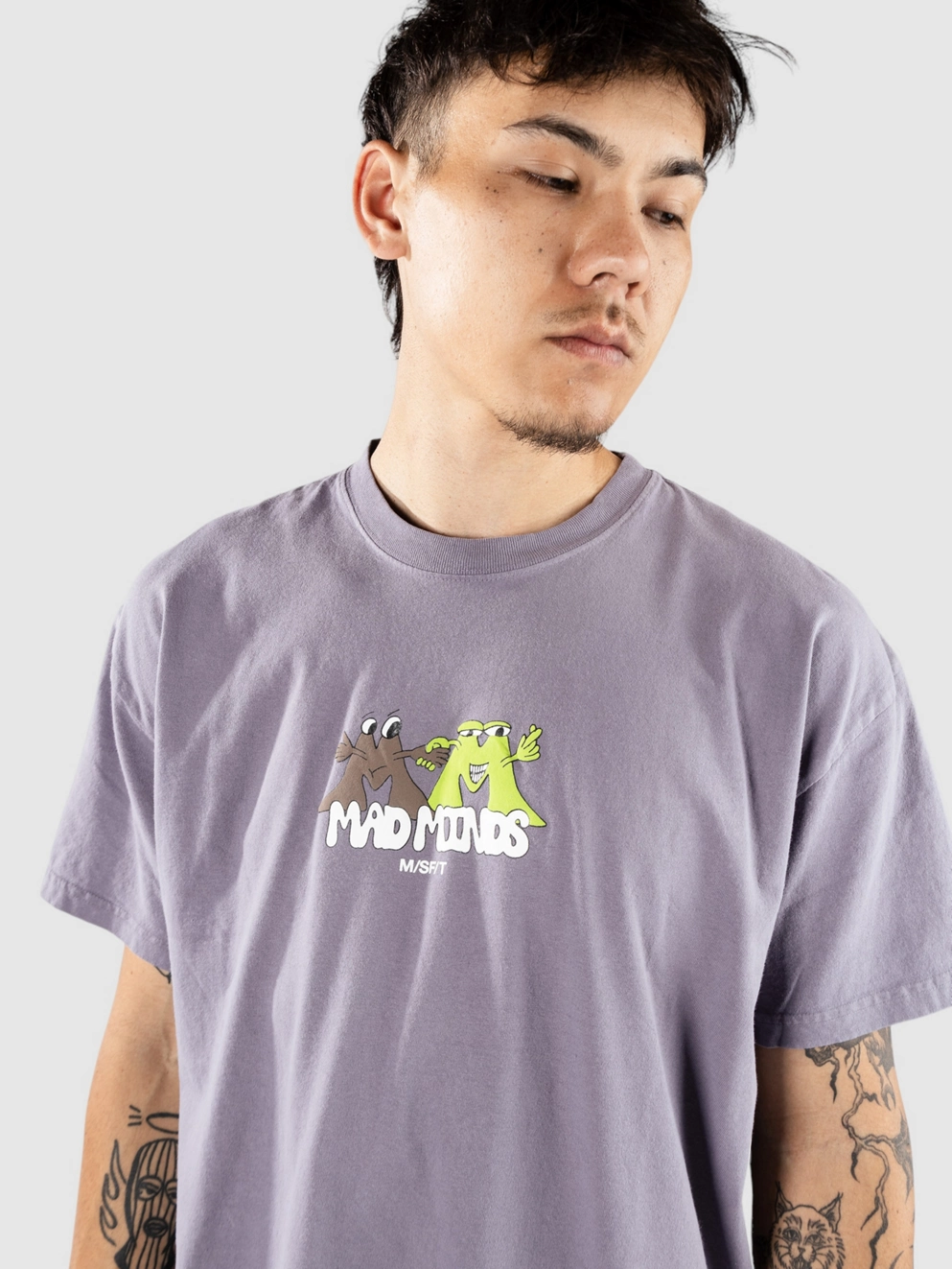 Misfit Shapes Moodtanks T-Shirt pigment mauve