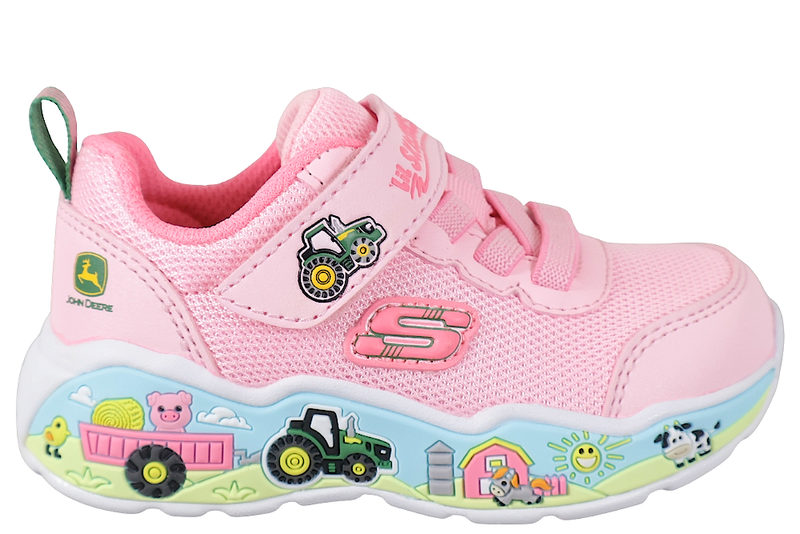SKECHERS PLAY SCENE FARM GIRLIE PINK SNEAKER