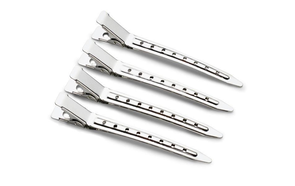Haar-Clip Gross Metall 4 StückHaar Clip