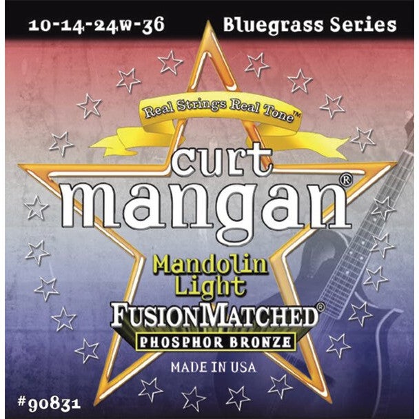 Curt Mangan Mandolin 10-36 Light snarenset voor mandoline
