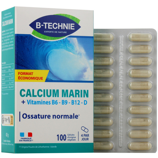 B-Technie Calcium Marin et vitamines - Capital osseux