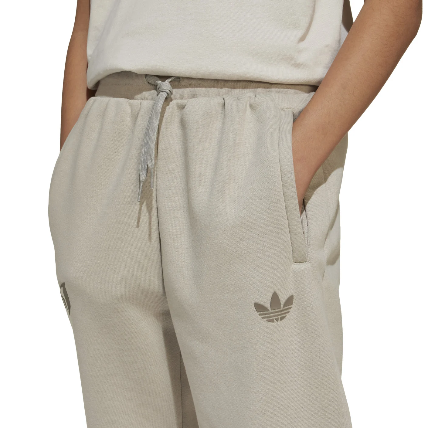 adidas Messi Hoodie Joggingpak Kids Beige