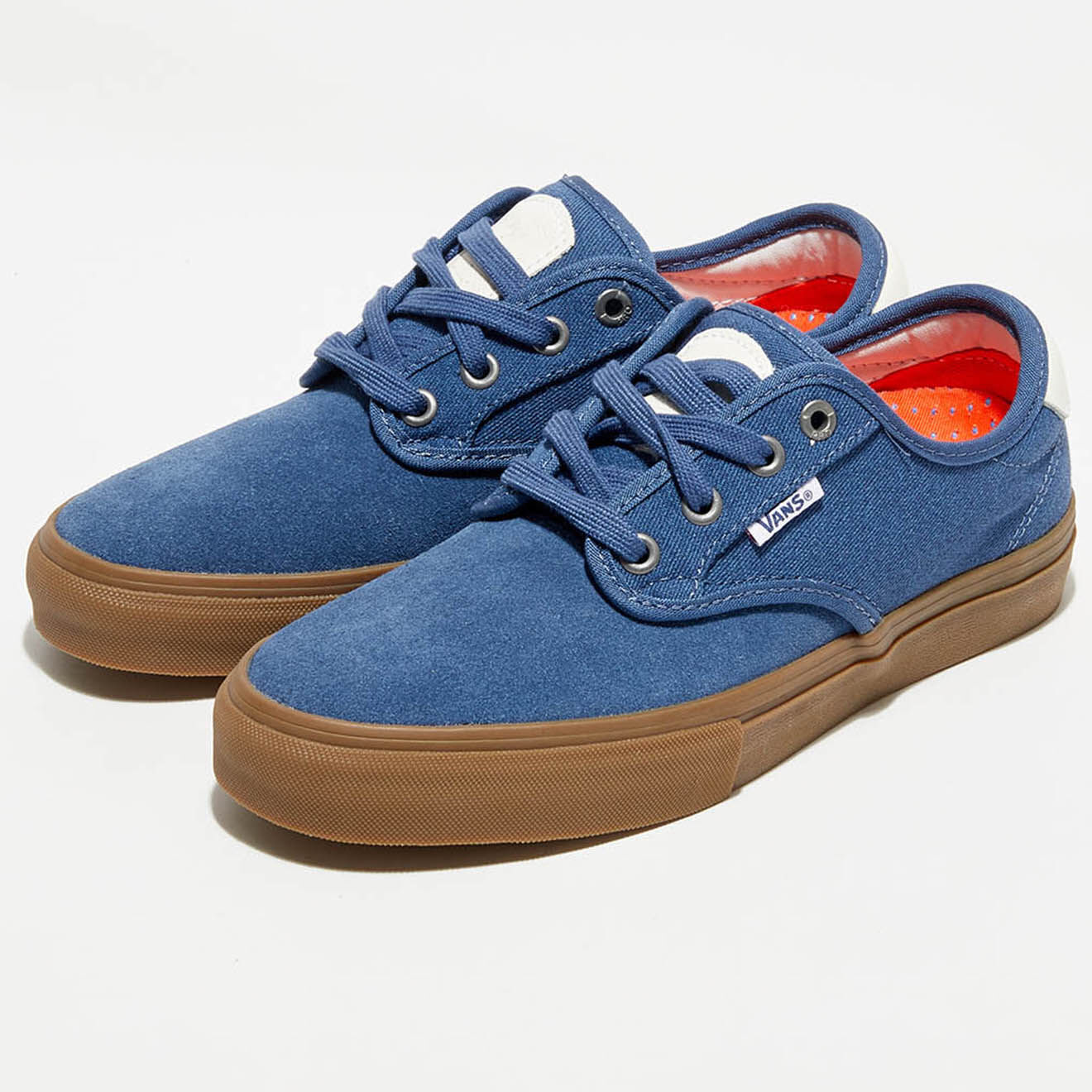 Vans Sneakers en Toile & Velours de Cuir Chima Ferguson Pro bleues