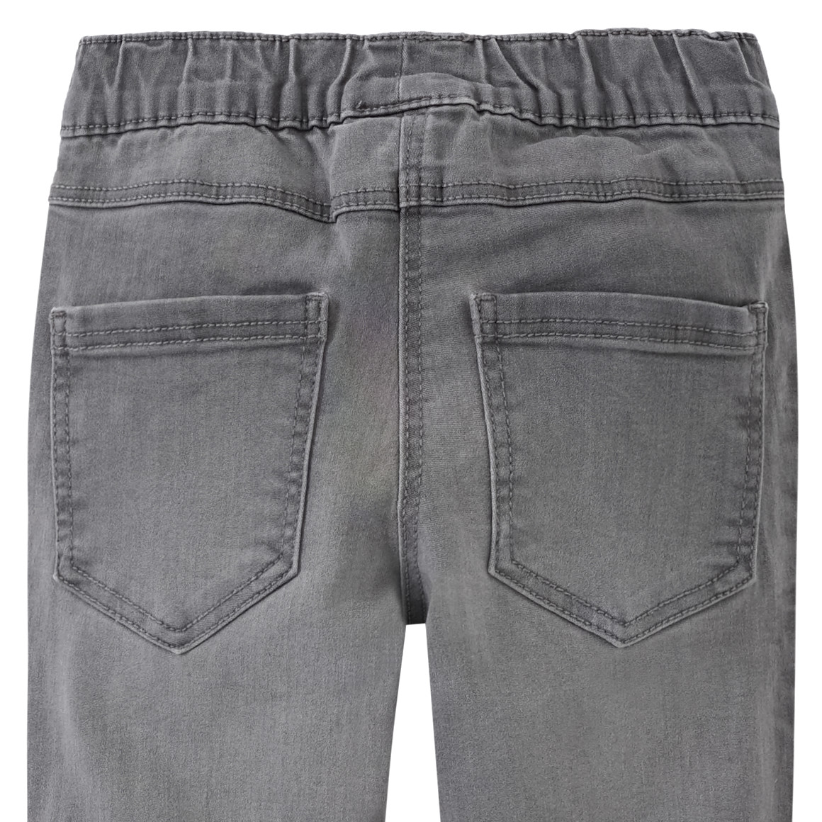 Famy 2 Mädchen Jeggings mit Stretch-Bund blau / grau