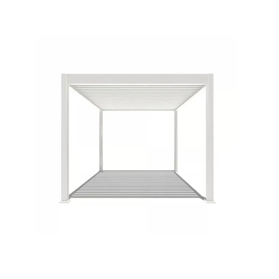 Orion Deluxe overkapping elektrisch met LED 300 x 400 cm wit