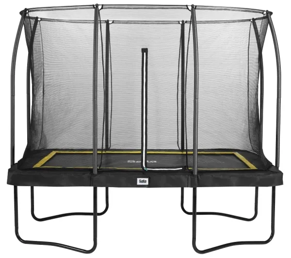 Salta Trampolin Comfort Edition rektangulær 305x214 cm, sort inkl. sikkerhedsnet (805-602)