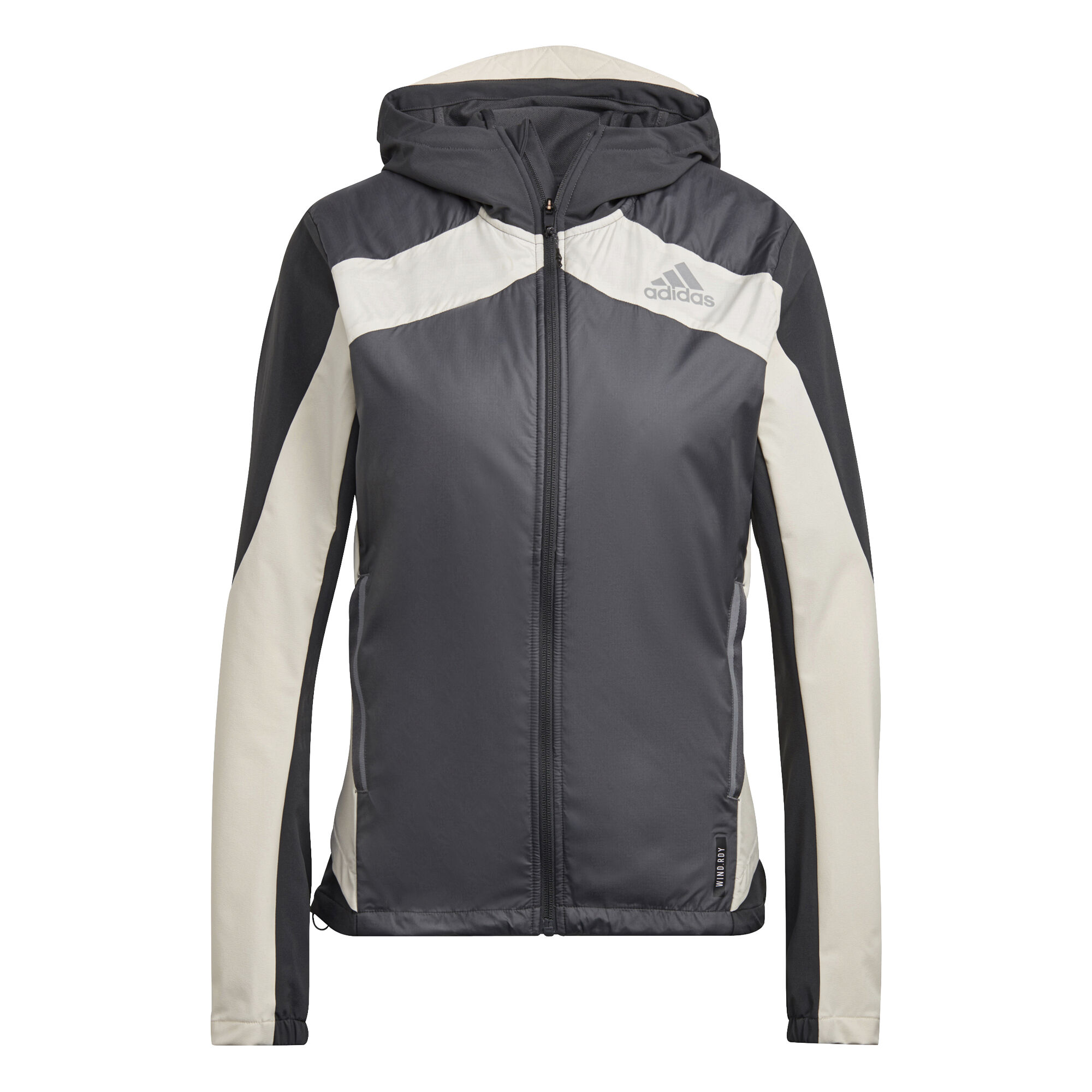 adidas Marathon Veste Running Femmes - Gris , Crème