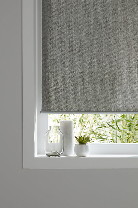Store enrouleur tamisant Colours Iggy gris 55 x 180 cm