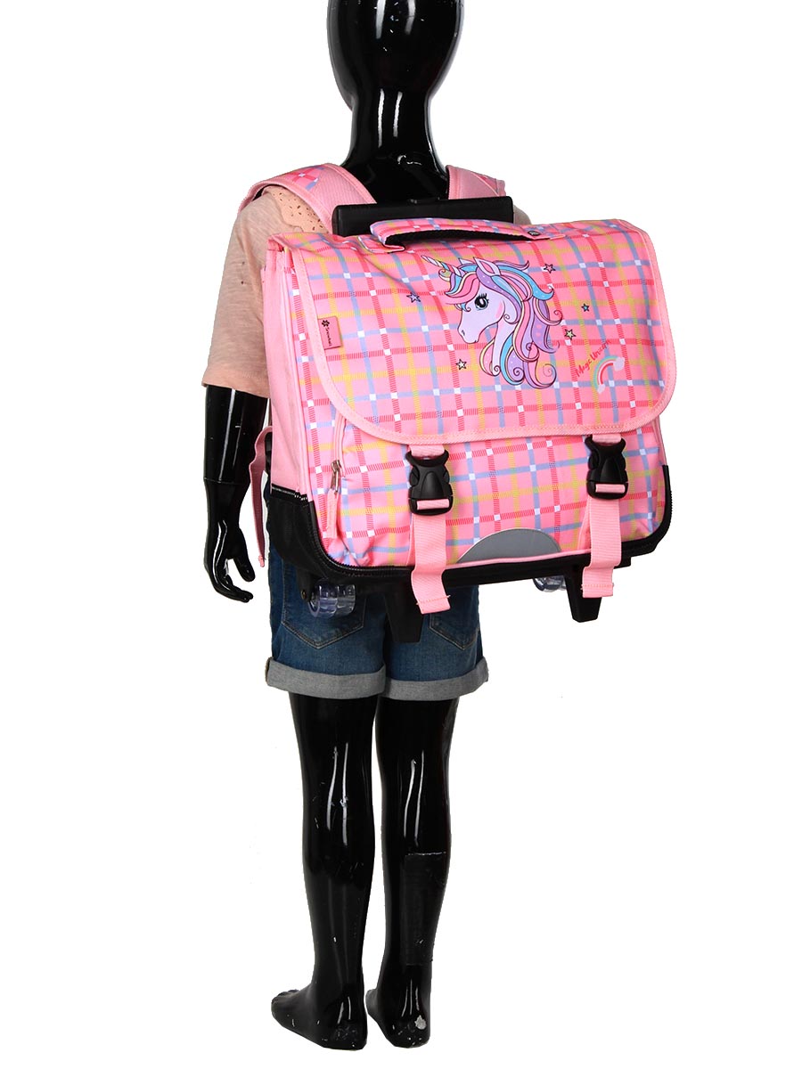 Cartable À roulettes Snowball Romantique Licorne 38 cm