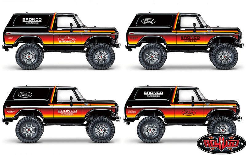 Aufkleber TRX-4 Bronco Decals Style CDecal Sticker