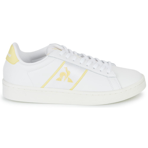 Le Coq Sportif - CLASSIC SOFT W - Blanc / Jaune