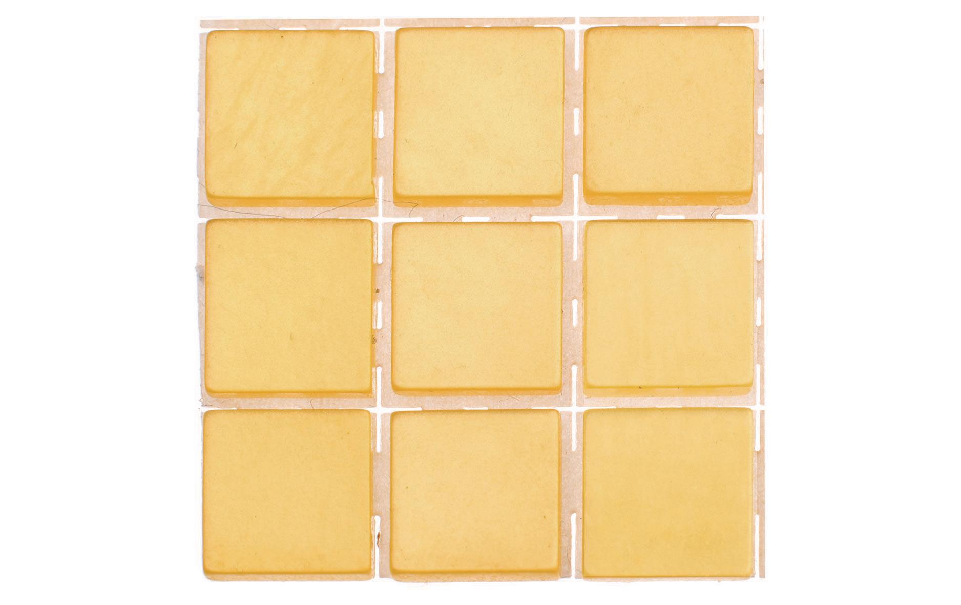 Selbstklebendes Mosaik Poly-Mosaic 10 mm GelbSelbstklebendes Kunststoff-Mosaik, gelb