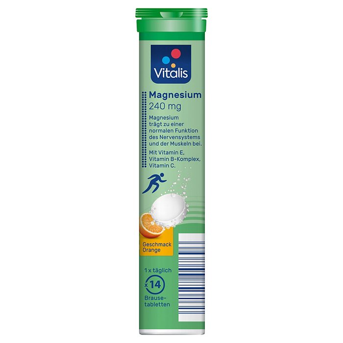 VITALIS Magnesium Brausetabletten 14 Stück